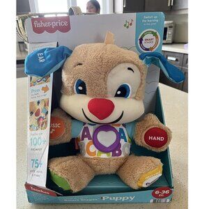 Fisher Price Laugh & Learn Baby Smart Stages Puppy  Plush Toddler Toy